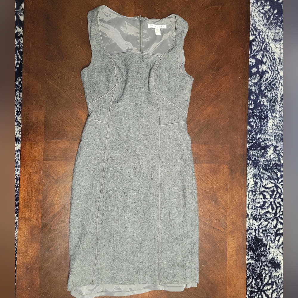 Banana Republic Wool Gray Sleeveless Dress, Size 0